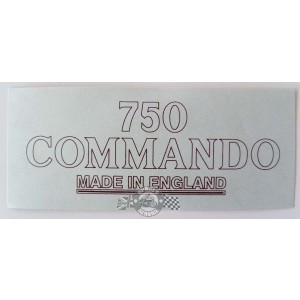 06-1044 - DECAL - FASTBACK TAIL FAIRING - 750 COMMANDO - GB | Norton