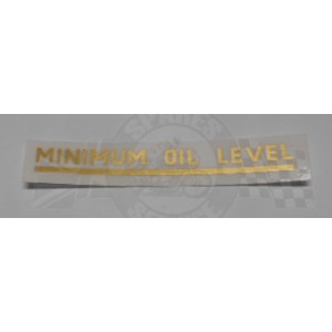 60-0003 - Sticker ' Minimum Oil Level' | Triumph