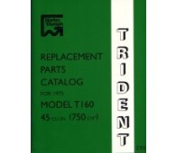 Onderdelenboek - 750 Trident -1975