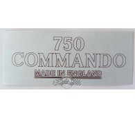 DECAL - FASTBACK TAIL FAIRING - "750 COMMANDO" - GB