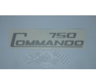 Decal "750 Commando" 